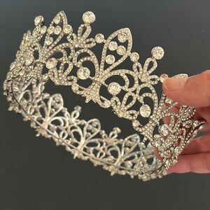 Rhinestone Tiara Crown